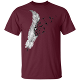 Feather And Bird G500 Gildan 5.3 oz. T-Shirt - Powwow Store