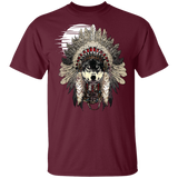 Native American Headdress Wolves G500 Gildan 5.3 oz. T-Shirt