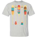 Arrow Feather Wood Native American Design T-shirt - ProudThunderbird