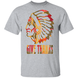 GIVE THANKS to a NATIVE AMERICAN G500 Gildan 5.3 oz. T-Shirt - Powwow Store