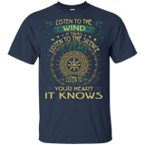 Listen To The Wind It Talks Listen To Your Heart It Knows Native American Design T-shirt - Powwow Store