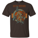 Native Rhythms Native American Man Design T-shirt