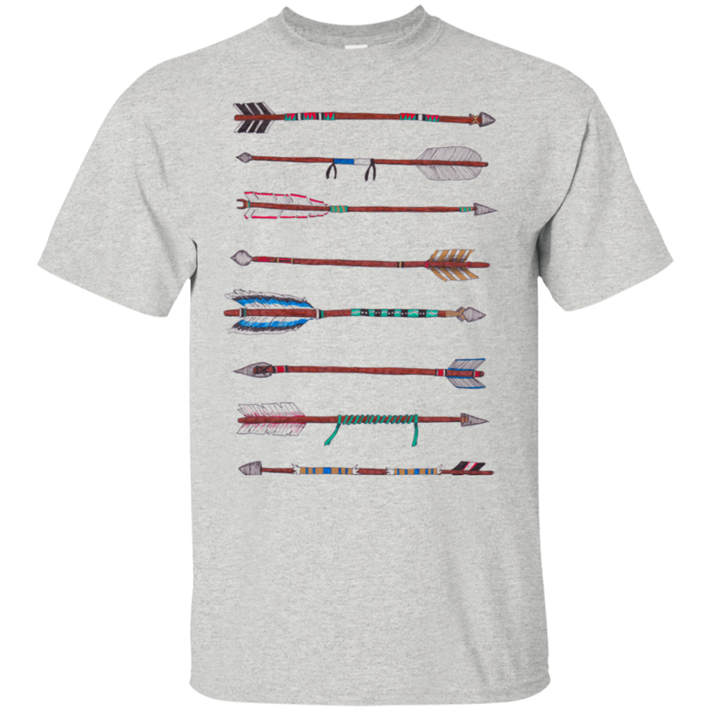 Tribal Arrow Horizontal Native American Design T-shirt