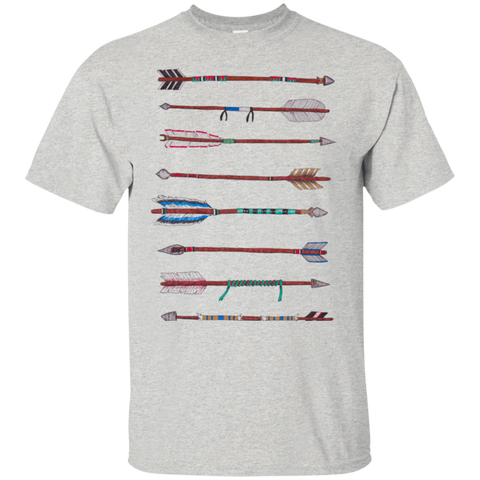 Tribal Arrow Horizontal Native American Design T-shirt - Powwow Store