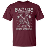 Blackaxes Indian Warrior Native American T-shirt - ProudThunderbird