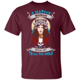 Native Woman T-Shirt - Powwow Store