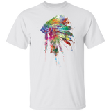 Headdress G500 Gildan 5.3 oz. T-Shirt - Powwow Store