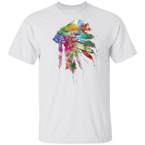 Headdress G500 Gildan 5.3 oz. T-Shirt - Powwow Store