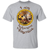 I Am Indigenous America G500 Gildan 5.3 oz. T-Shirt - Powwow Store