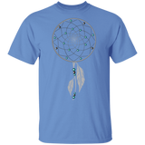 Dreamcatcher With Pearls And Feathers T-Shirt