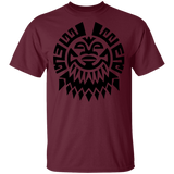 Mayan Tribal Face Vector T-Shirt
