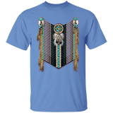 Black and Cedar Native American Breastplate T-Shirt - Powwow Store