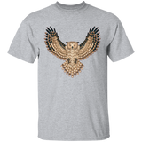 Beadwork Great Horned Owl T-Shirt - Powwow Store