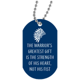 Native American - Every Native Is A Warrior Dog Tag - Powwow Store