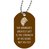 Native American - Every Native Is A Warrior Dog Tag - Powwow Store