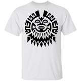Mayan Tribal Face Vector T-Shirt