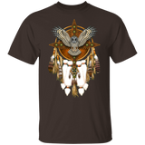 Great Grey Owl Mandala T-Shirt - Powwow Store