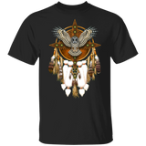 Great Grey Owl Mandala T-Shirt - Powwow Store