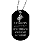 Native American - Every Native Is A Warrior Dog Tag - Powwow Store