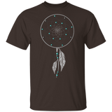 Dreamcatcher With Pearls And Feathers T-Shirt