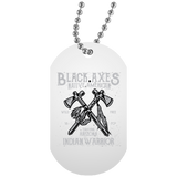 Native American Black Axes Arizona Indian Warrior Dog Tag - Powwow Store