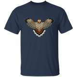 Beaded Red-Tailed Hawk T-Shirt - Powwow Store