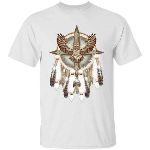 Barred Owl Mandala T-Shirt - Powwow Store