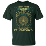 Listen To The Wind It Talks Listen To Your Heart It Knows Native American Design T-shirt - Powwow Store