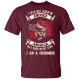 Cherokee - Cherokee - i a am a cherokee T-Shirt - Powwow Store