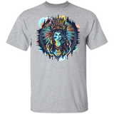 Powwow Store native girl full color 2d t shirt