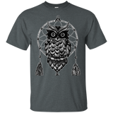 Black Owl Dreamcatcher Native American T-shirt - ProudThunderbird