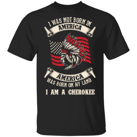 Cherokee - Cherokee - i a am a cherokee T-Shirt - Powwow Store