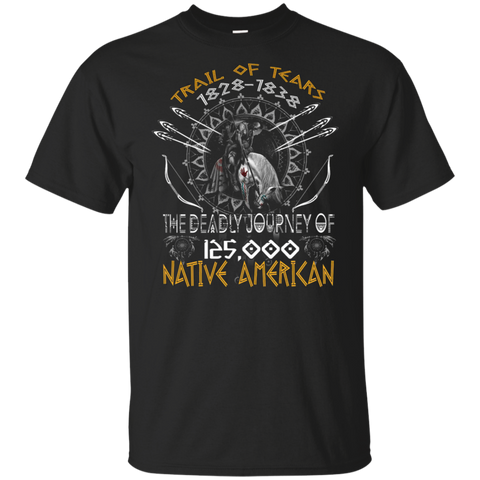 Train Of Tears The Deadly Journey Native American T-shirt - Powwow Store