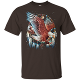 Red Eagle Feather Native American Design T-shirt - Powwow Store