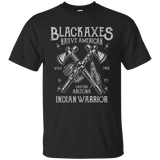 Blackaxes Indian Warrior Native American T-shirt - ProudThunderbird