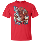 Red Eagle Feather Native American Design T-shirt - Powwow Store