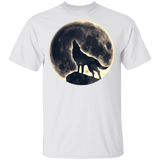 Howling Wolf, Full Moon, Animals, Nature, Pagan G500 Gildan 5.3 oz. T-Shirt - Powwow Store