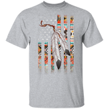 Powwow Store feather native unisex heavy cotton tee tshirt new