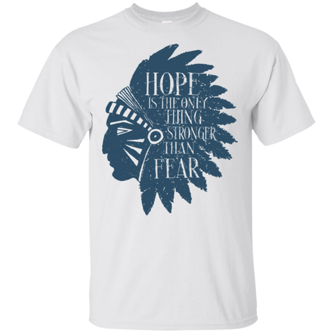 Only Thing Stronger Than Fear Native American T-shirt - Powwow Store