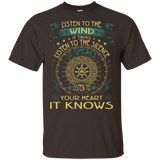 Listen To The Wind It Talks Listen To Your Heart It Knows Native American Design T-shirt - Powwow Store