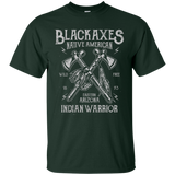 Blackaxes Indian Warrior Native American T-shirt - ProudThunderbird