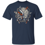 Powwow Store skull chief2d t shirt