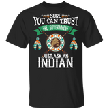 Powwow Store trust the government just ask an indian native american g500 gildan 5 3 oz t shirt