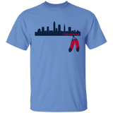 Cleveland Skyline and Native American Feather T-Shirt