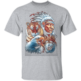 Chief& Animals Tshirt - Powwow Store