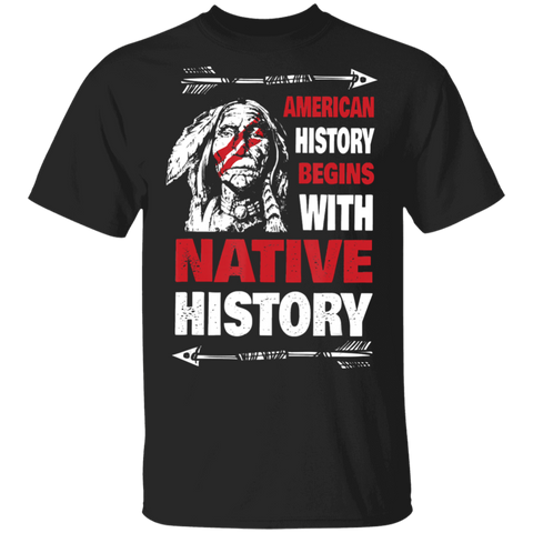 History Native American G500 Gildan 5.3 oz. T-Shirt - Powwow Store