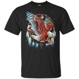 Red Eagle Feather Native American Design T-shirt - Powwow Store