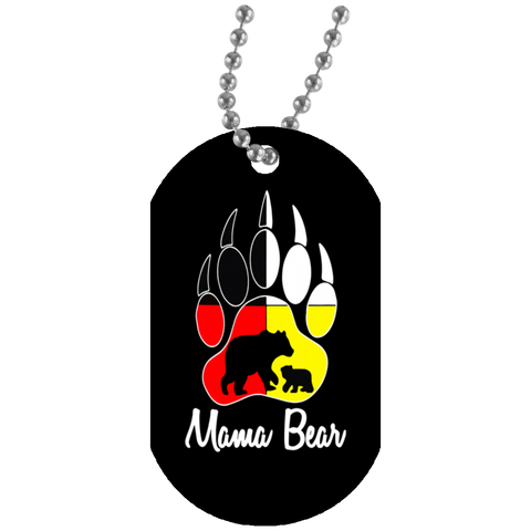 Mama Bear Native American Dog Tag - Powwow Store