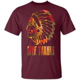 GIVE THANKS to a NATIVE AMERICAN G500 Gildan 5.3 oz. T-Shirt - Powwow Store