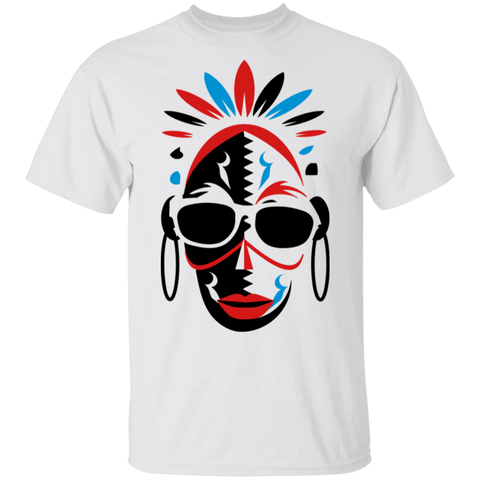 African mask with sunglasses T-Shirt